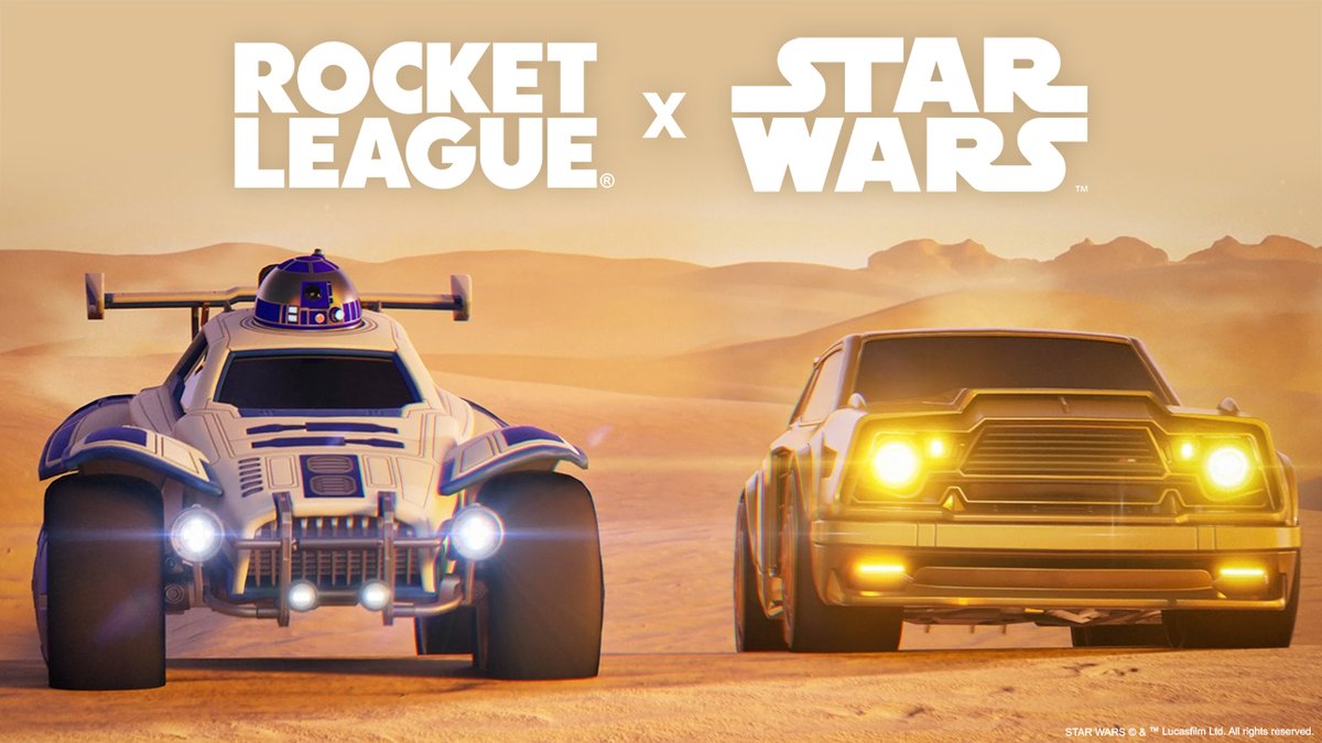 For decades, the droids of Star Wars have warmed our hearts. Get ready for Star Wars Items to arrive in Rocket League on May 4th, inspired by droids R2-D2, C-3PO, BB-8, and K-2SO. Learn More: