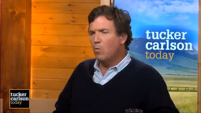 tucker carlson isnt an anti-war pacifist you nimrods, he literally wants us to invade canada