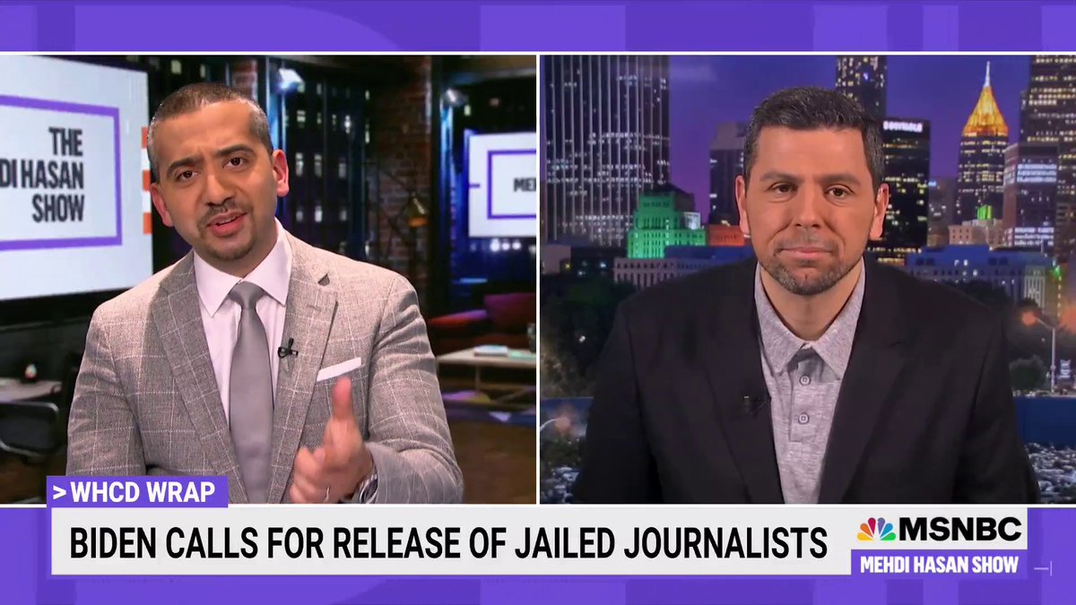 Joe Biden said at the White House Correspondents' Dinner on Saturday that journalism isn't a crime. But he didn't mention Israel's killing of Shireen Abu Akleh or his own administration's prosecution of Julian Assange. As Dr. David A. Shamma & I discussed yesterday: