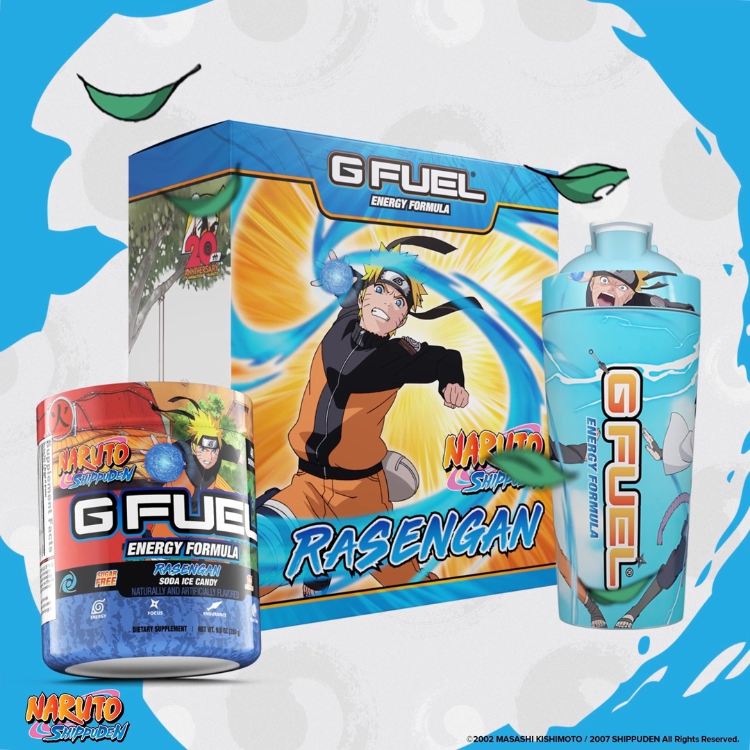 ๐งก ๐๐๐๐ + ๐ฅ๐ง + ๐๐ข๐๐๐ข๐ช to win a Soda Ice Candy-infused #NARUTO x #GFUEL "๐ฅ๐๐ฆ๐๐ก๐๐๐ก" COLLECTOR'S BOX! โ๏ธ 2 winners picked later this week to celebrate the launch! VIZ Media ๐ ๐๐๐ง ๐ฌ๐ข๐จ๐ฅ๐ฆ: