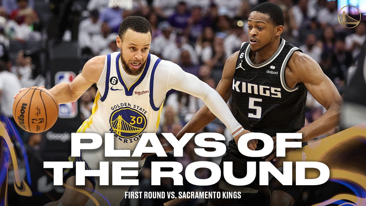The best of the best between the Golden State Warriors and Sacramento Kings incredible 7 game matchup 🎥 Verizon || Plays of the Round