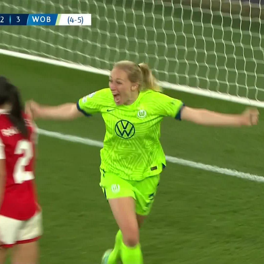 PAULINE BREMER HAS SURELY WON IT FOR WOLFSBURG!! 💚💚💚 WATCH #UWCL LIVE NOW ⬇️ 🇬🇧 🇩🇪