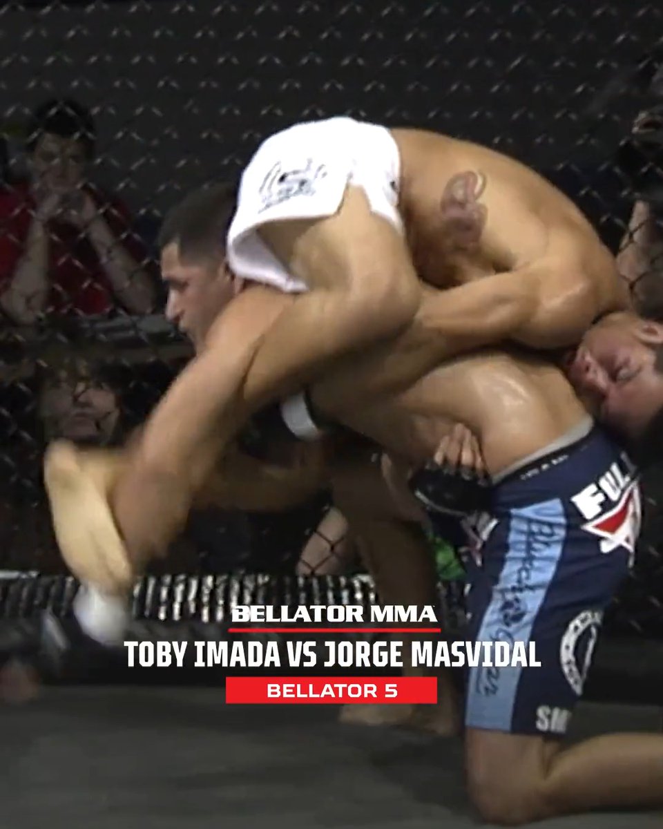 𝑹𝒆𝒕𝒓𝒐 𝑩𝒆𝒍𝒍𝒂𝒕𝒐𝒓 🤯 On this day, Toby Imada secured a standing triangle finish on Jorge Masvidal. Who remembers this one? 🔥 #Bellator