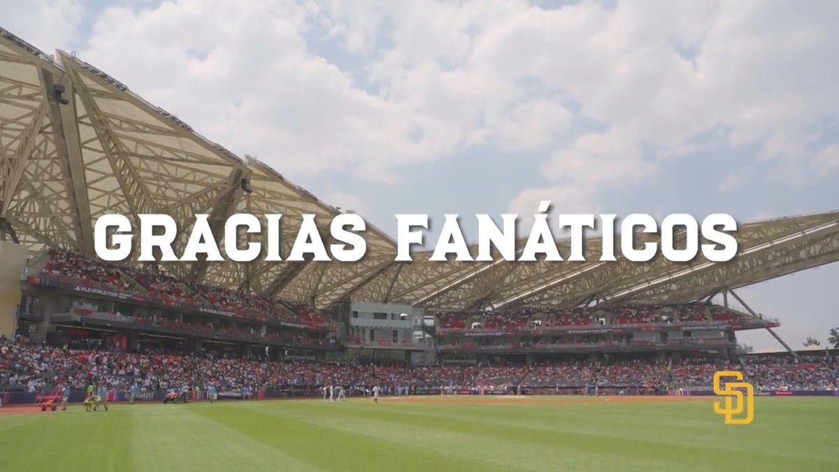 ¡Gracias a todos nuestros fanáticos que nos apoyaron durante la #MexicoCitySeries! 👏