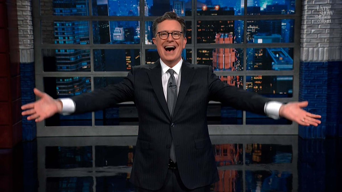 So long, Tucker! #Colbert