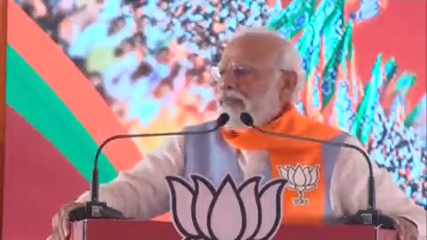 BJP agenda- development. Congress agenda - make comments like, “This is my last election” and use abusive language.