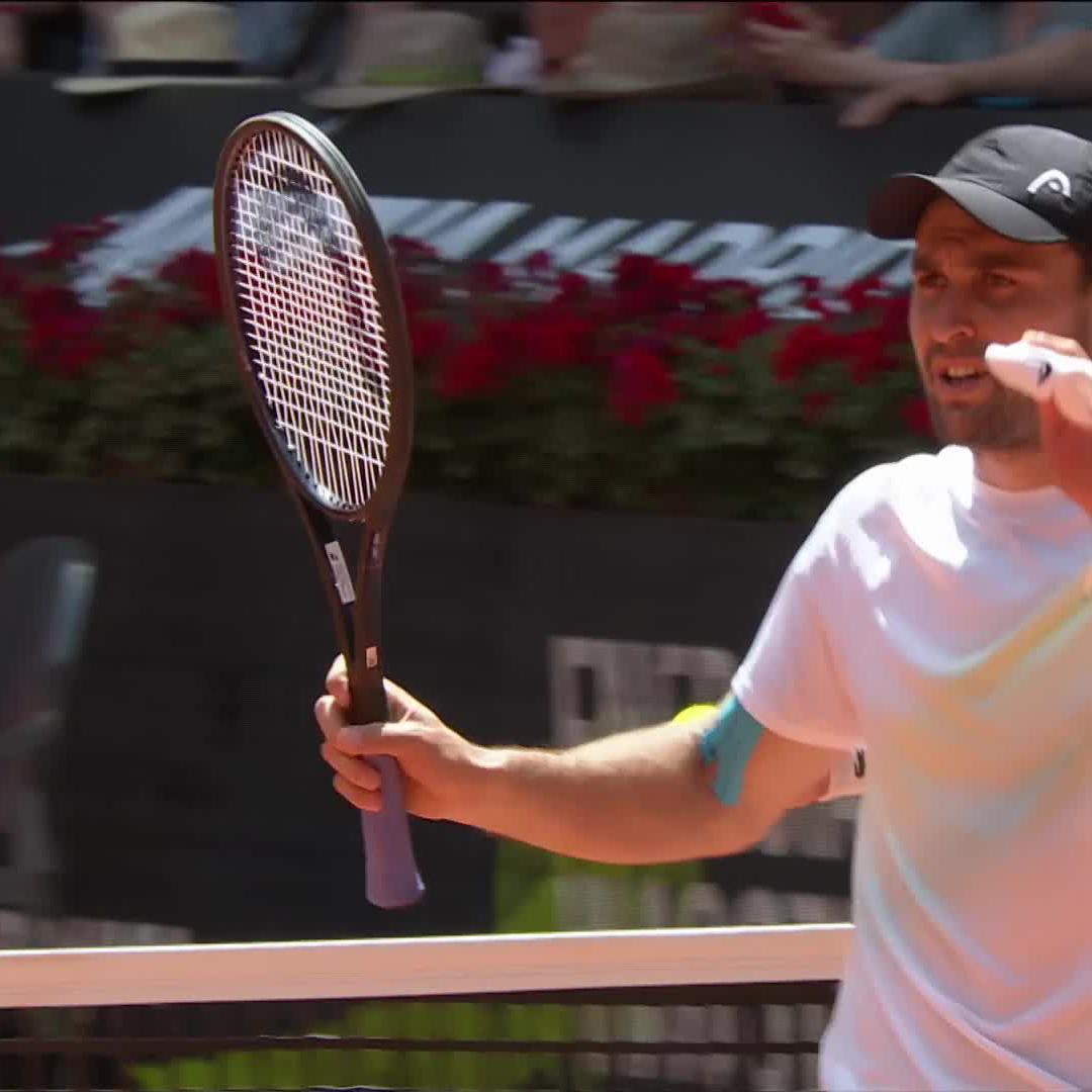 Resurgent Aslan 🌟 Aslan stuns Medvedev to reach his maiden Masters 1000 quarter-final in Madrid! #MMOpen