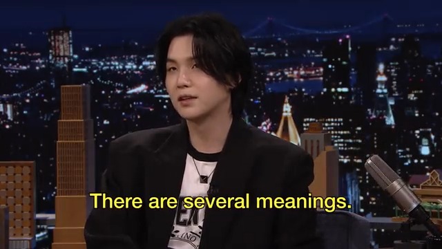“I named this album “D-DAY” to liberate myself from all the shackles in my life.” -방탄소년단's #SUGA on what his album #D_DAY means to him. #SUGAonFallon