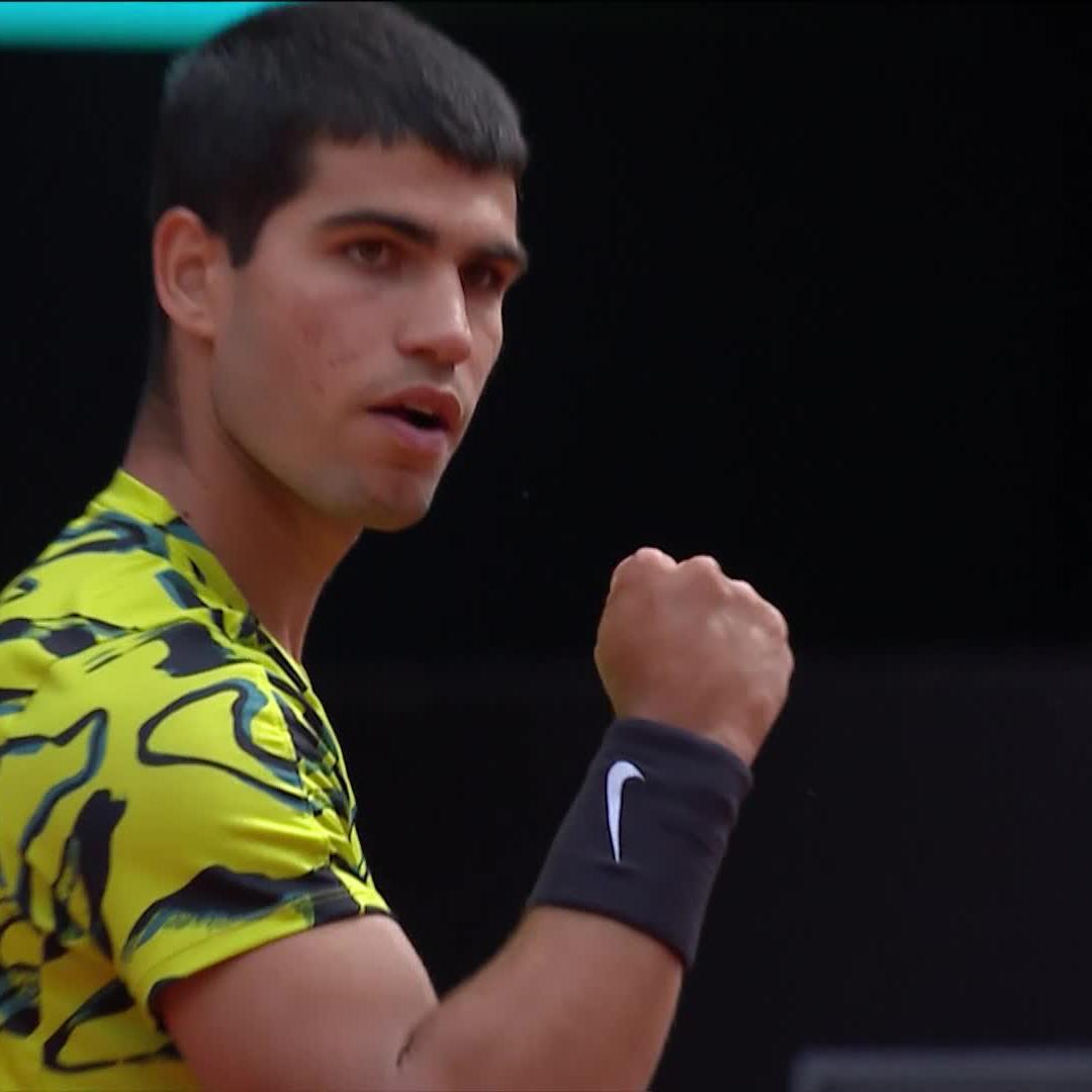 No one man should have all that power ⚡️ Carlos Alcaraz #MMOpen