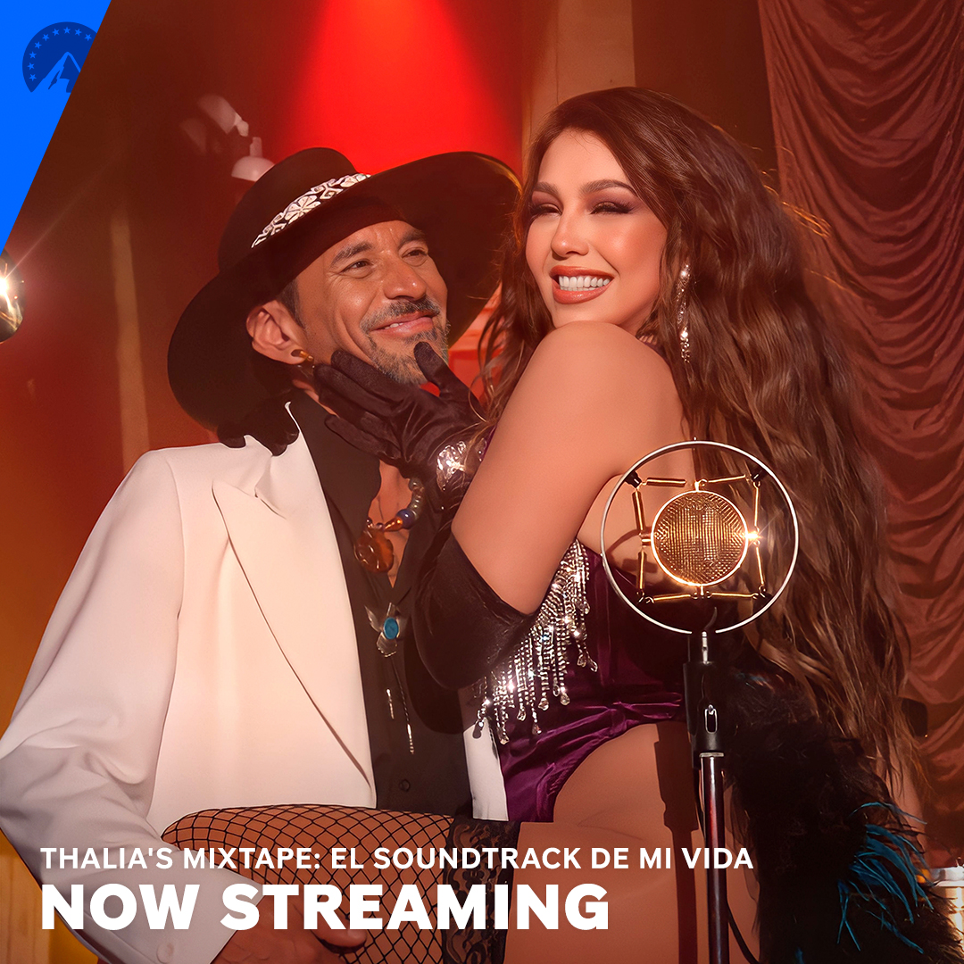 Presenting a mixtape like no other – curated by Thalia, inspired by her musical influences 🎶 ✨ This brand new series, Thalia’s Mixtape: El Soundtrack de mi Vida, is streaming now on Paramount+!!!
