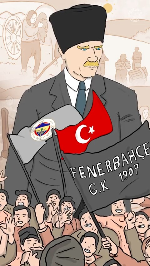 Ulu Önderimiz Gazi Mustafa Kemal Atatürk'ün Kulübümüzü ziyaret edişinin 105. yılı, Kulübümüzün kuruluşunun 116. yıl dönümü kutlu olsun! 💛💙 #Efsane116Yaşında