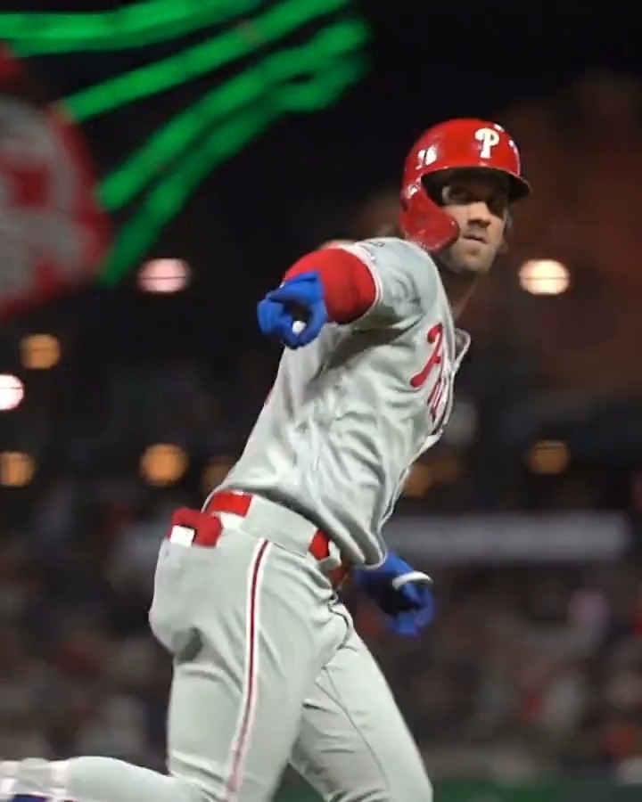 Get ready for more incredible Bryce Harper moments. He's batting 3rd for the Philadelphia Phillies tonight in his season debut.