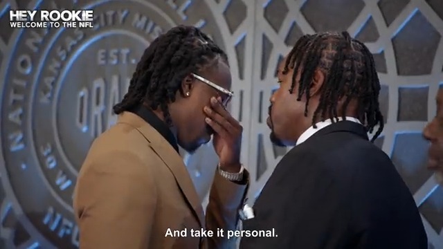 “Take it personal.” Joey Porter Jr. got a pep talk from his dad after getting passed on in round one 🥹🥹🥹