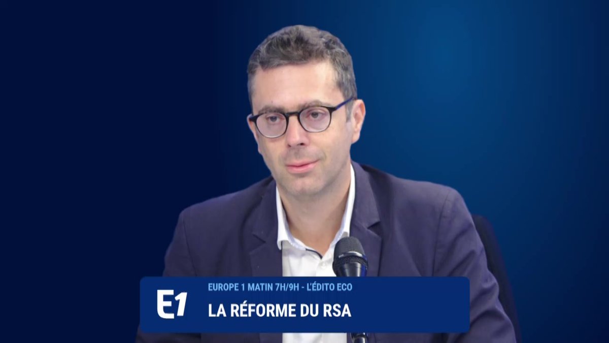 La réforme du RSA ➡️ Retrouvez l’édito éco de Nicolas Bouzou sur #Europe1