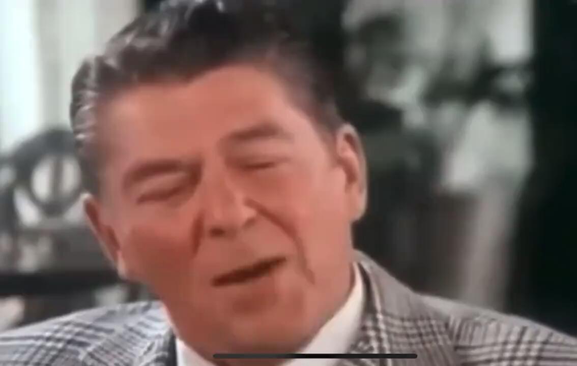 Ronald Reagan in Fascism. “if fascism ever comes back it will be in the form of Liberalism”. Everything evil happening around us is because of Liberals.