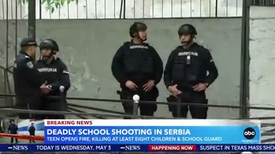 At least nine people are dead and seven others are wounded after a shooting at a school in Serbia's capital on Wednesday. Britt Clennett reports.