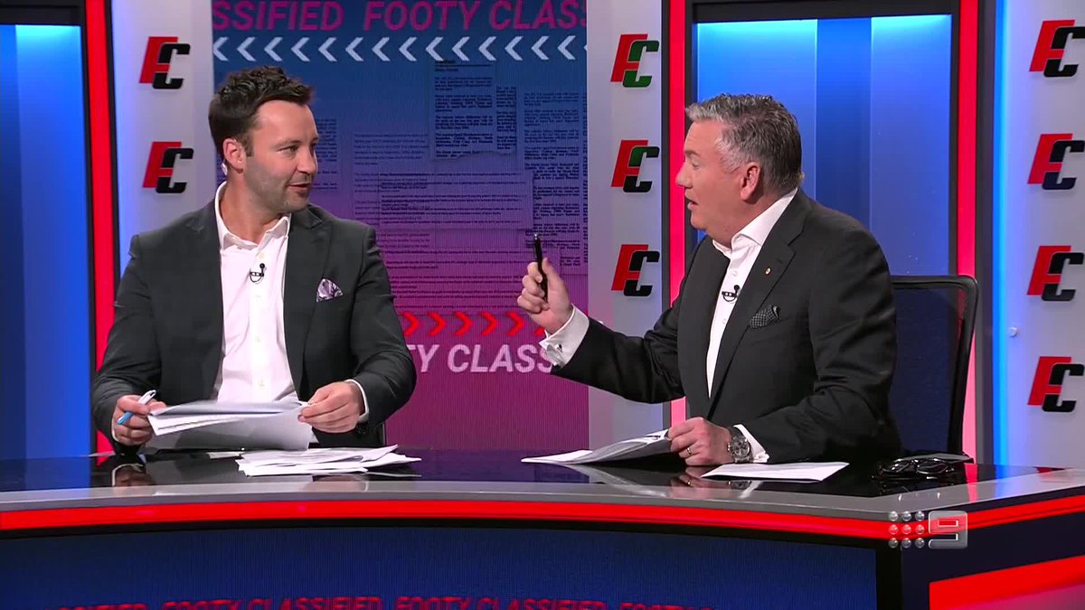 "I'm not going to cop this rubbish anymore." Eddie and Jimmy get into it over suggestions the cost of living allowance should be brought back. #9FootyClassified | Channel9