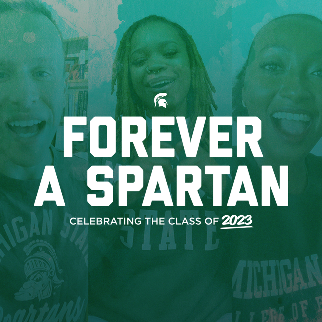For you. From you. Congrats, Class of 2023! You are incredible. #SpartanGrad23