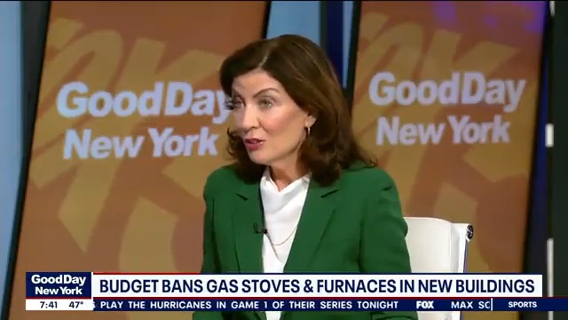 New York Democrat Gov. Kathy Hochul defends banning gas stoves: "This is how you transition!"