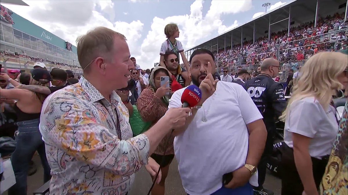 Martin Brundle and DJ Khaled, the crossover we never knew we needed 😂