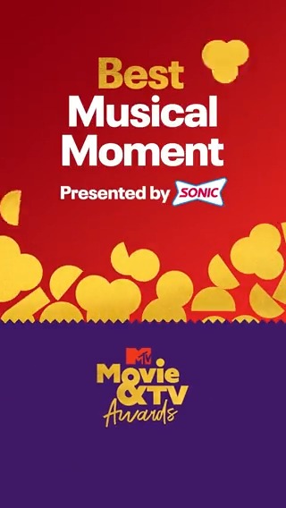 The nominees for Best Musical Moment, sponsored by Sonic Drive-In, are down to FOUR!! 🎶🎥 🍿 #PurpleHearts 🍿 The Summer I Turned Pretty 🍿 Wednesday Addams 🍿 #YoungRoyals Run to MTV's IG Story to vote for who you want to win the golden popcorn at this year's #MTVAwards!