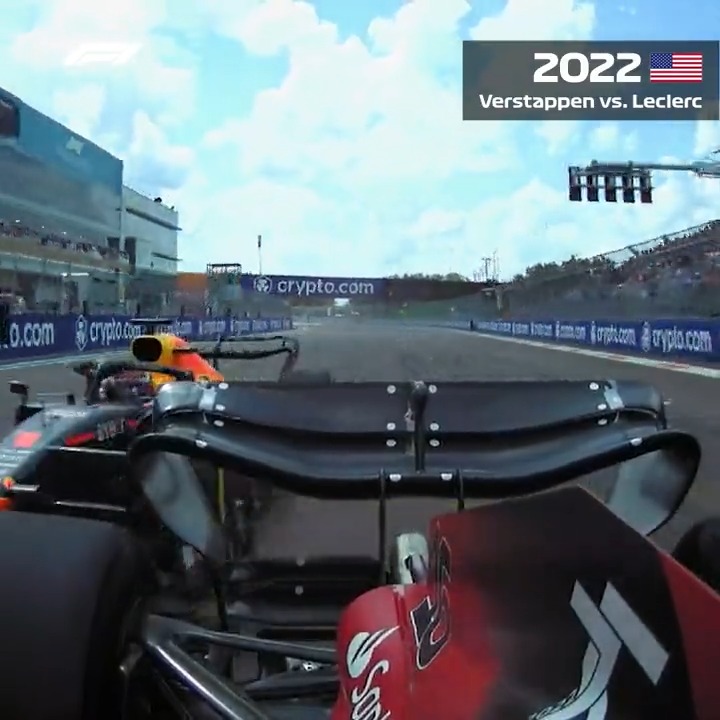 Only one driver could ever be the first #MiamiGP winner... 🏆🌴 Max Verstappen claimed that title with this impressive move on Charles Leclerc! 💪 #F1 Oracle Red Bull Racing