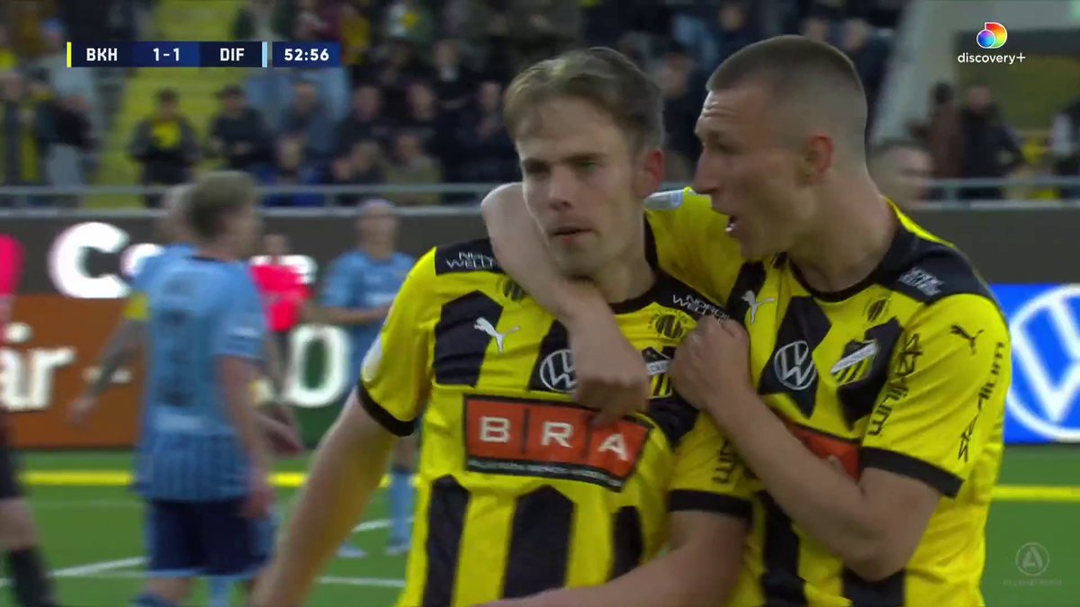Lars Olden Larsen hittar det bortre krysset och BK Häcken har kvitterat! 🎯