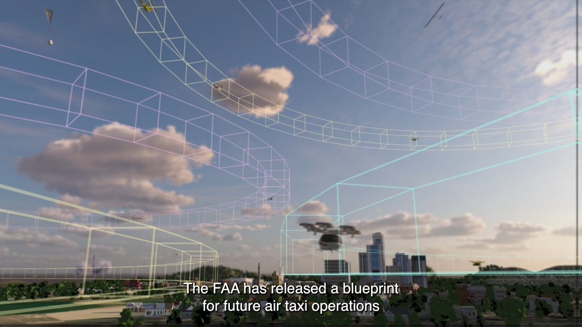 What does the future look like for air taxis and other advanced air mobility operations, and how will they move safely within the national airspace? The FAA has released an updated blueprint outlining the next steps for this new technology. Learn more at