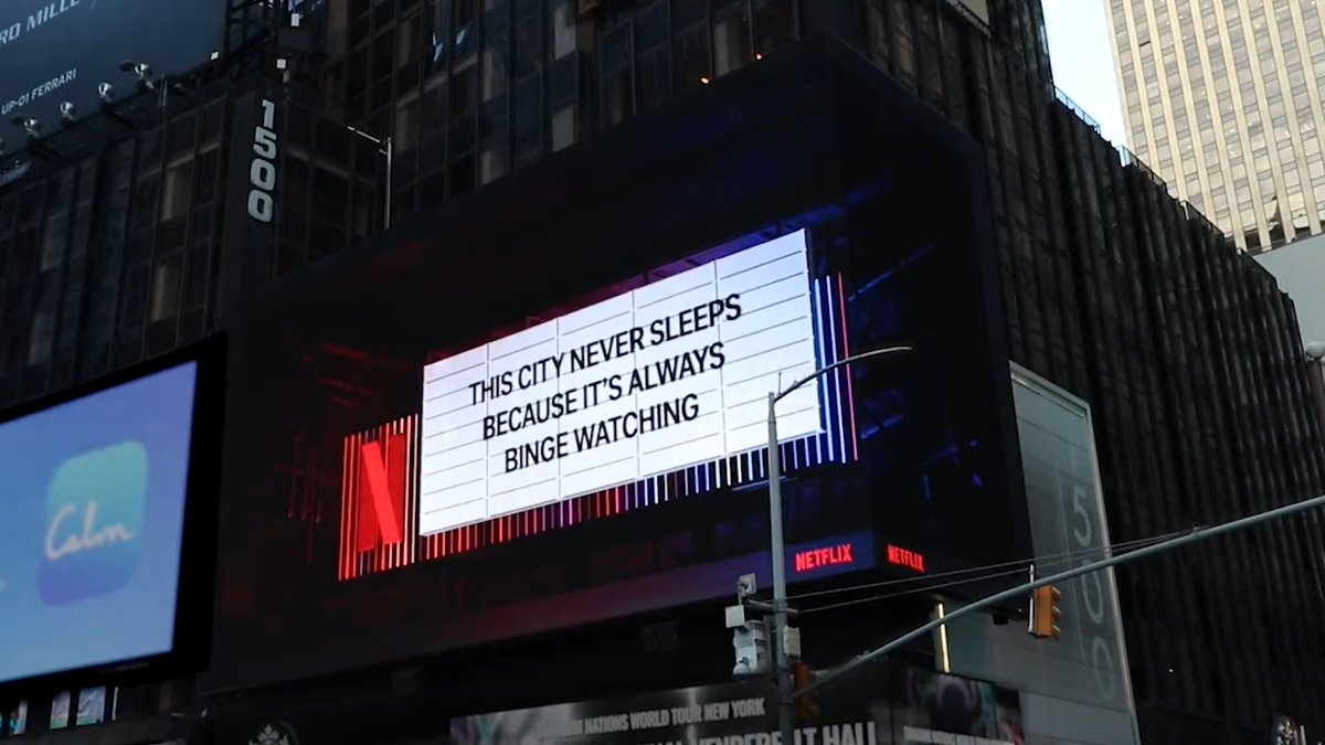 We thought what Times Square really needed was a billboard.