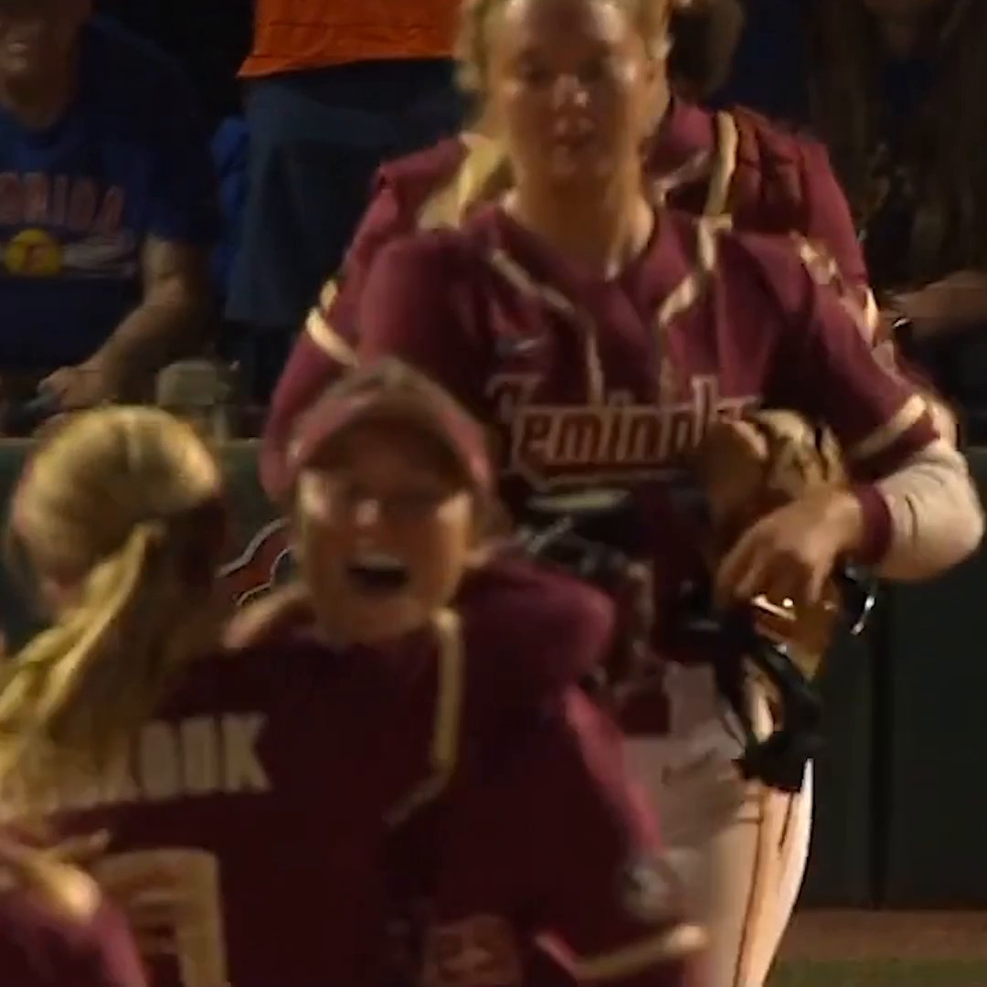 NOLES GET THE RIVALRY SWEEP 🍢 Florida State Softball 🥎 defeats No. 17 Florida 8-7 🥎