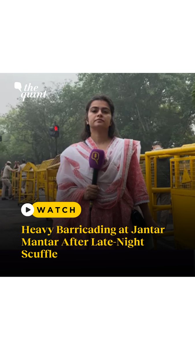 .Himanshi Dahiya reports from the wrestlers' protest site in #JantarMantar where a late-night scuffle between the wrestlers and #DelhiPolice resulted in injury to two of the protestors. Read more:
