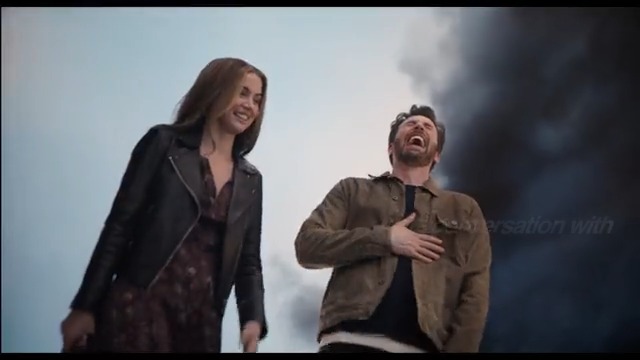Just #AnaDeArmas and #ChrisEvans having great chemistry and talking about #Ghosted, available now on @AppleTVPlus ❤️