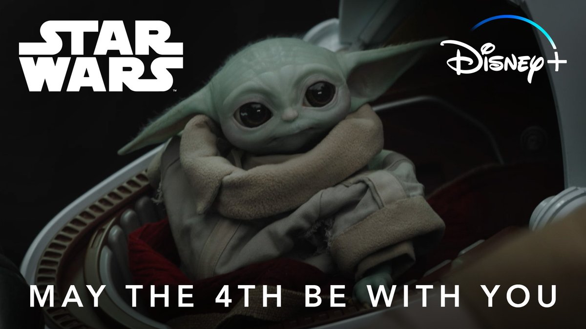 May the Force be with you. All these Star Wars movies, series, and more, now streaming on Disney+. #MayThe4thBeWithYou