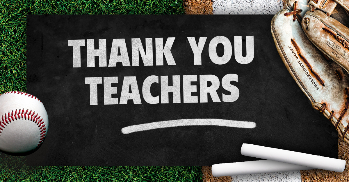 To all the teachers out there, thank you. ❤️