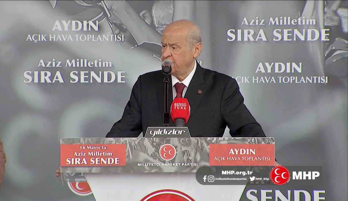 Uyarıyorum, Kemal Kılıçdaroğlu’na verilecek her oy Kandil’e gidecek. 04.05.2023 -📍 Aydın