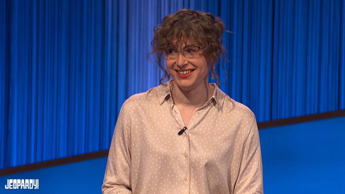 1 Across. She’s a Jeopardy! Champion and a crossword queen: ◻️◻️◻️◻️◻️◻️◻️◻️◻️◻️◻️◻️