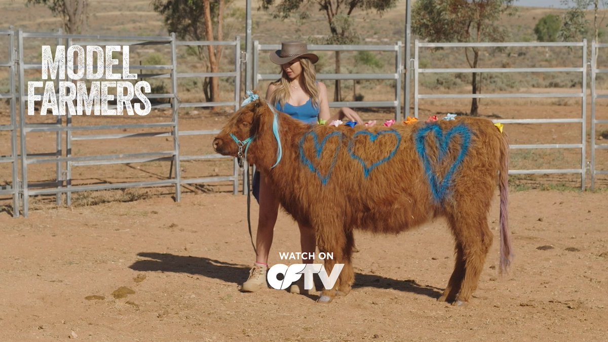 Get ready for more farm fresh fun! This time, the ladies have to work their glam magic on a dirty cow 🐮 🐑 Stream the newest Model Farmers now at
