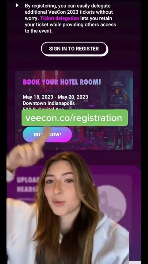 Two week warning! With just 14 days until VeeCon 2023, registering your ticket in the VeeCon app is one must-do before you arrive in Indy. Registering is mandatory for entry, and will save you time at the door, so don’t wait!