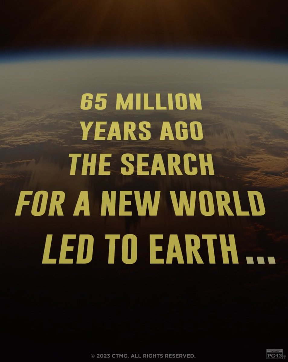 Adam Driver took a trip to Earth #65MillionYearsAgo... and he hadn’t been solo. 😉 Buy #65movie now on digital: