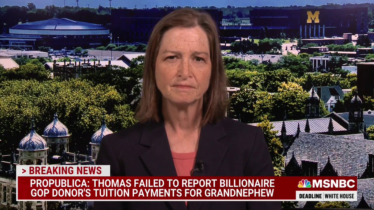 "In very simple terms, if you are a public servant you can't take free stuff, it is as simple as that. If you want free stuff don't be a public servant. But guess what? When you are not a public servant, people don't want give you free stuff" - Barb McQuade w/ Nicolle Wallace