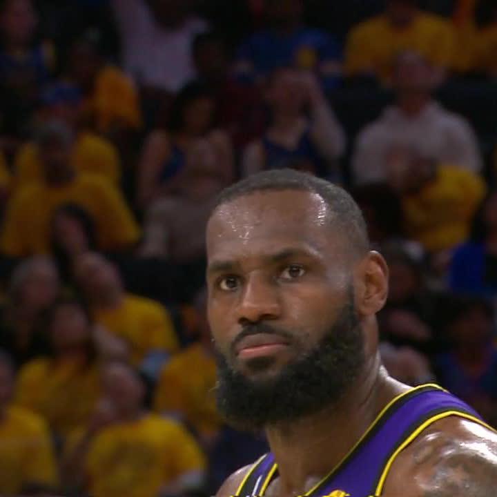 LEBRON BANKED IT IN 😱