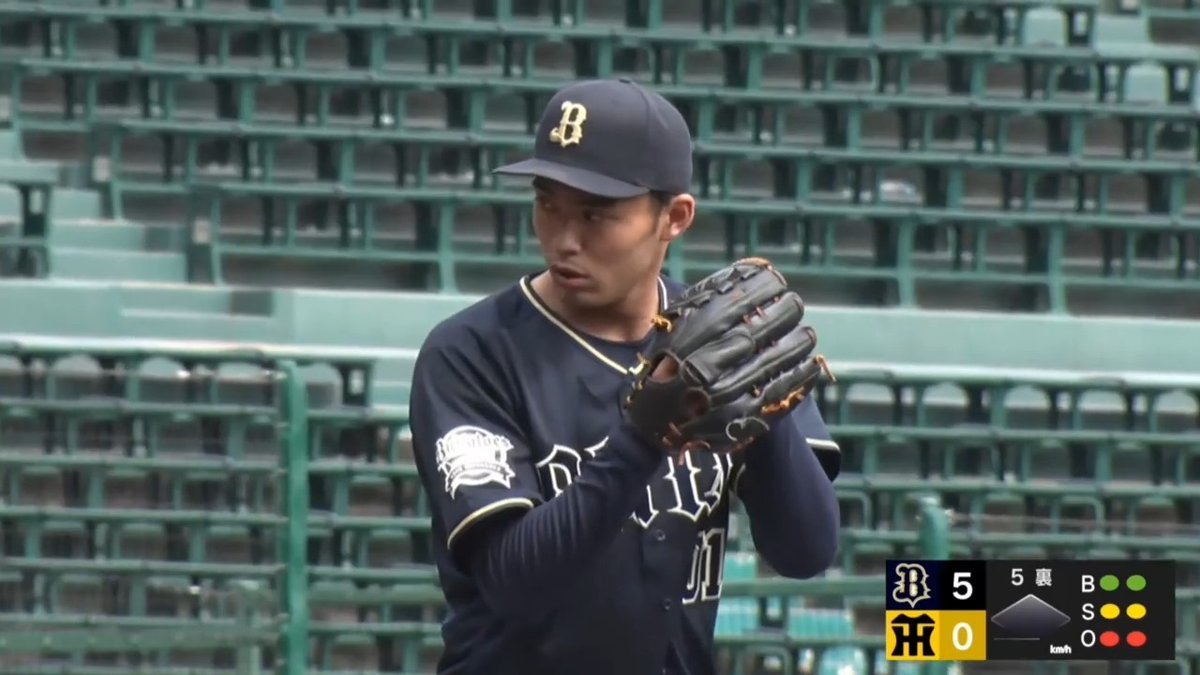 ⚾️ウエスタン・リーグ⚾️ オリックス先発 #佐藤一磨 投手🐮 見逃し三振を奪い5回無失点の好投‼️⭐️ 🆚阪神vsオリックス #プロ野球 #ファーム #Bs2023