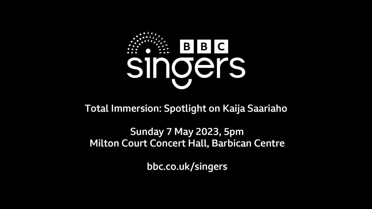 Ever wondered what it's like from a music stand's POV? 👀 If you'd like to see us from the audience, join us this Sunday at Barbican Centre's Milton Court Concert Hall for a spotlight on the vocal music composed by Kaija Saariaho #TotalImmersion 🎟