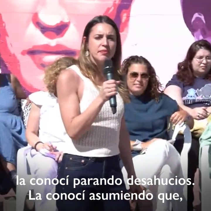 Las candidatas de Podemos son las únicas con valentía suficiente para asumir los costes de defender los derechos de todas. La Comunidad de Madrid necesita a Alejandra Jacinto 👇