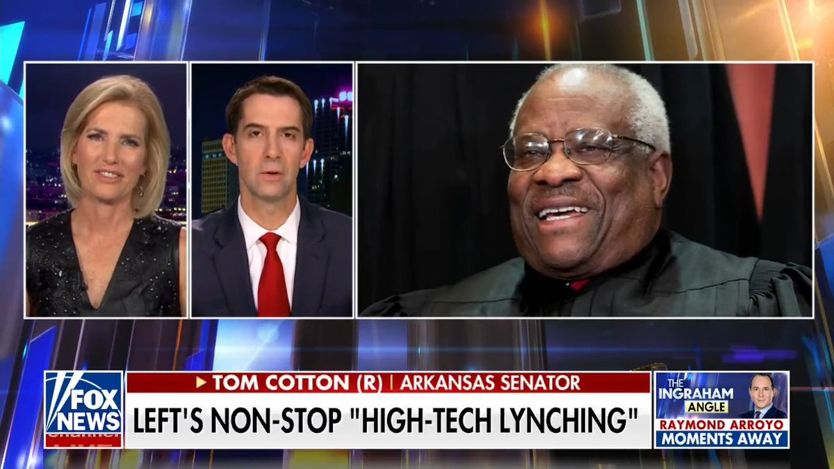 Clarence Thomas is a great American: Sen. Tom Cotton