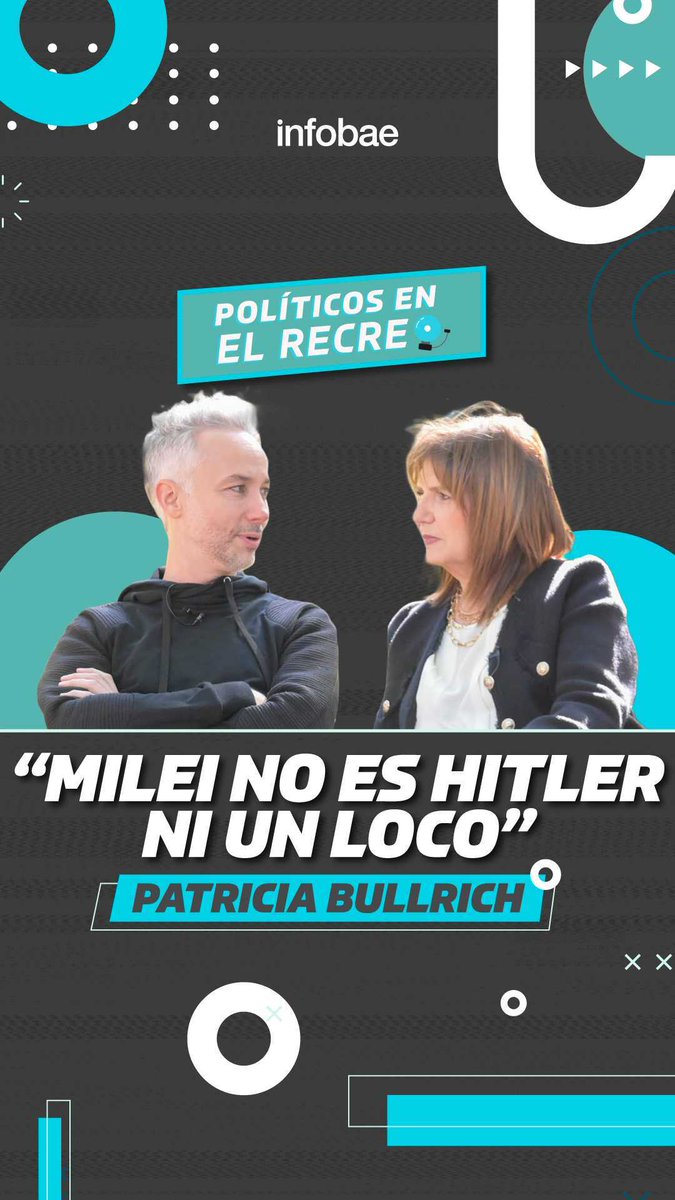 Patricia Bullrich: “Milei no es Hitler o un loco; compite con nosotros y tenemos que ser mejores” | Por Diego Iglesias