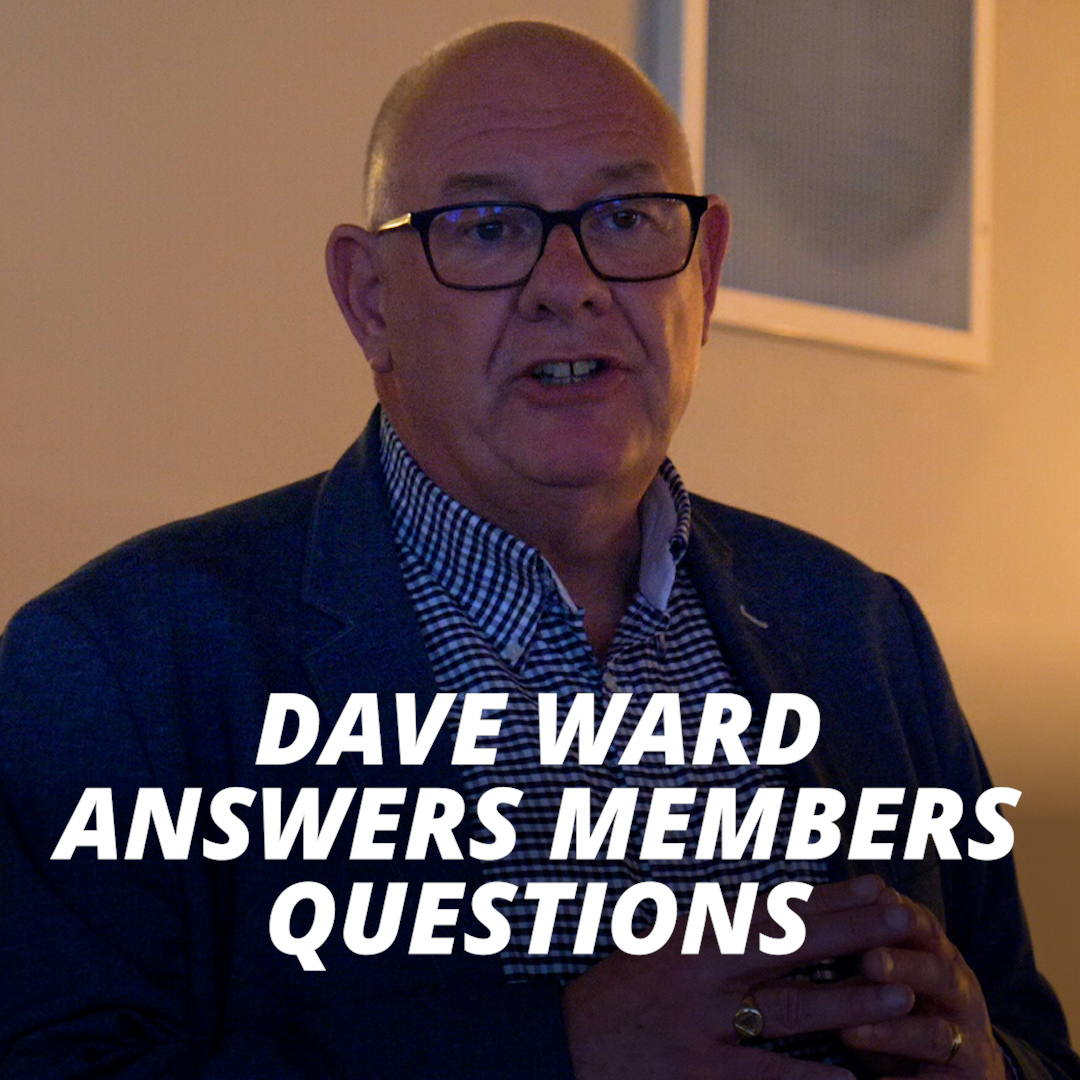 Last night, General Secretary Dave Ward, answered members questions live from Portsmouth. If you missed it, please tune in and watch here: