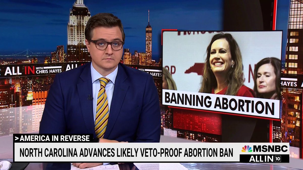 I'm so glad this is being picked up on the national level. Rep. Tricia Cotham (R-NC) is a fraud and needs to be exposed. She was the deciding vote on the draconian 12 week abortion ban but ran as a pro-choice democrat in '22. #wtpBlue #DemVoice1 #DemsAct