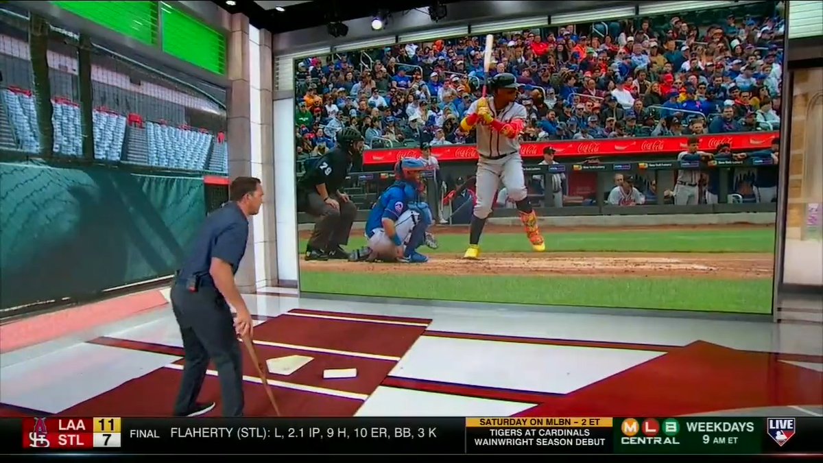 Is there a more electric player in today's game than Ronald Acuña Jr.? ⚡️ Mark DeRosa dives into the Atlanta Braves superstar and all the ways he can impact a ballgame, from his upper deck power to his show-stopping speed on the bases.