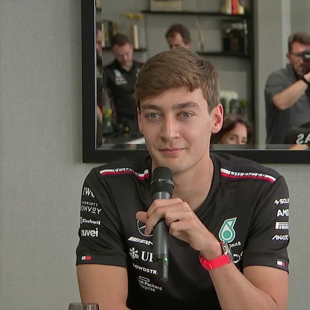 "It was all a little bit pathetic" 👀 One week on, Max Verstappen and George Russell respond to their incident in Baku ⬇️